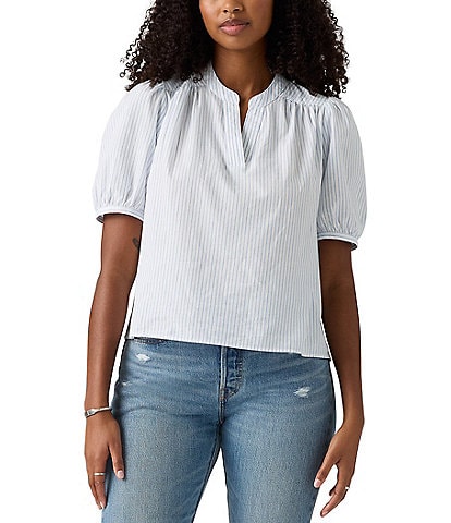 Levi's® Amelie Poplin Short Sleeves Blouse