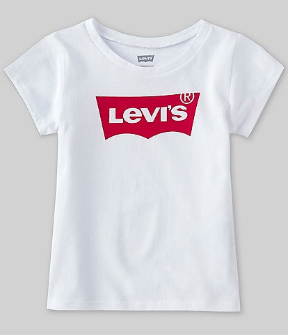 Levi's® Baby Girl 12-24 Months Short-Sleeve Batwing Tee