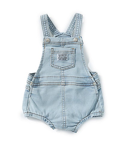 Levi's® Baby Girls 12-24 Months Denim Shortalls