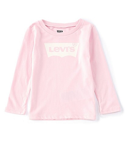 Levi's® Baby 12-24 Months Long Sleeve Batwing Logo Graphic Jersey Tee