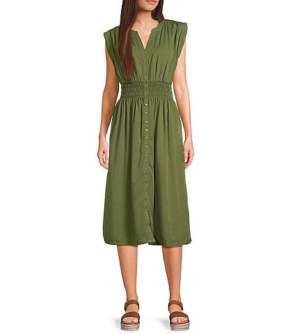 Levi's® Bettina Sleeveless Button Front Dress