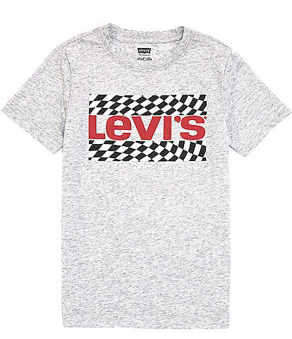 Levi's® Big Boys 8-20 Short Sleeve Check Logo Tee