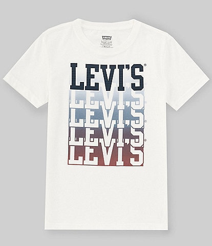 Levi's® Big Boys 8-20 Short Sleeve Ombre Logo T-Shirt