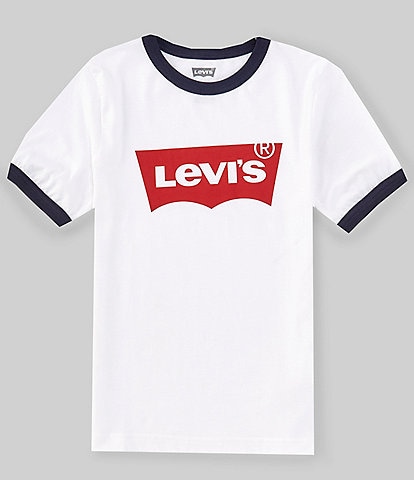 Levi's® Big Boys 8-20 Short Sleeve Ringer Batwing Graphic T-Shirt