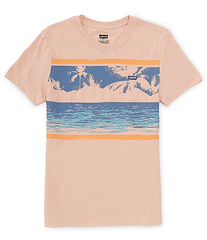 Levi's® Big Boys 8-20 Short Sleeve Seaside Palms T-Shirt