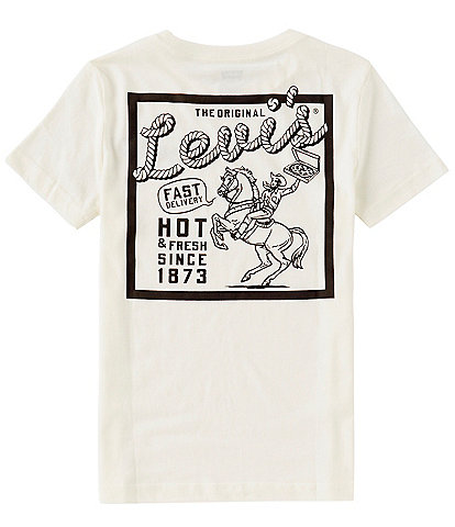 Levi's® Big Boys Short Sleeve Pizza Cowboy T-Shirt