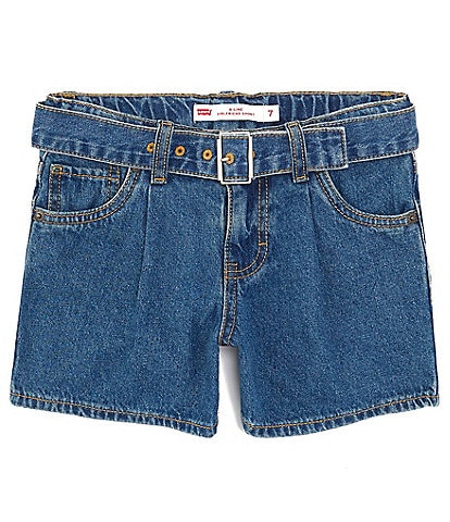 Levi's® Big Girls 7-16 A-Line Girlfriend Belted Shorts
