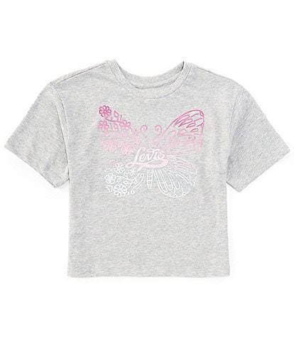 Levi's® Big Girls 7-16 Boxy Short Sleeve Butterfly Graphic T-Shirt