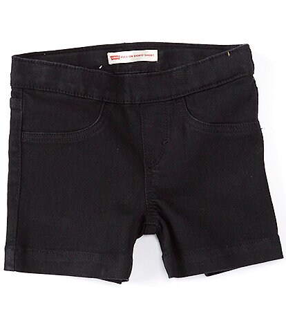 Levi's® Big Girls 7-16 Pull-On Shorty Sateen Denim Shorts