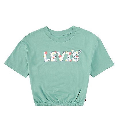 Levi's Big Girls 7-16 Short Sleeve Meet And Greet Floral Top