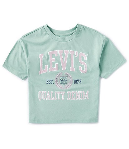Levi's® Big Girls 7-16 Short-Sleeve Collegiate Meet and Greet T-Shirt
