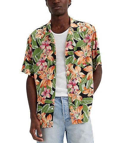Levi's® Camper Short Sleeve Tropical Floral Woven Camp Shirt