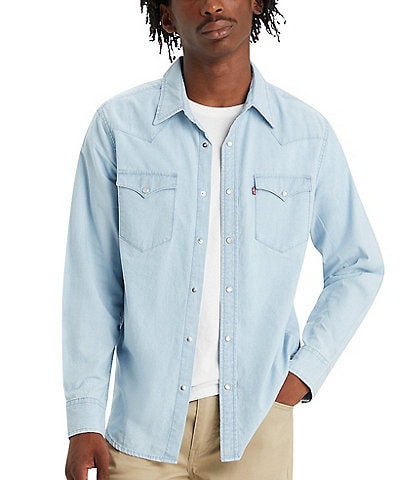 Levi's® Classic Fit Long Sleeve Woven Western Shirt