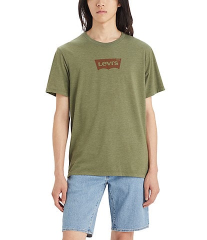 Levi's® Classic-Fit Short Sleeve Solid Batwing Logo Graphic T-Shirt