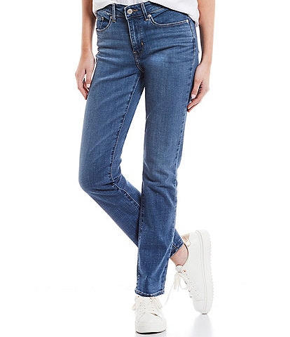 Levi's® Classic Straight Leg Mid Rise Stretch Denim Jeans