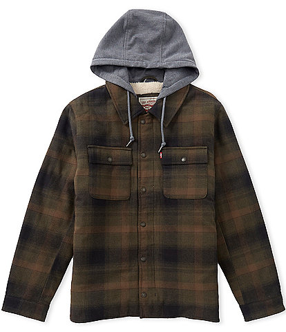 Levi's® Sherpa Lined Multi Plaid Shirt Jacket