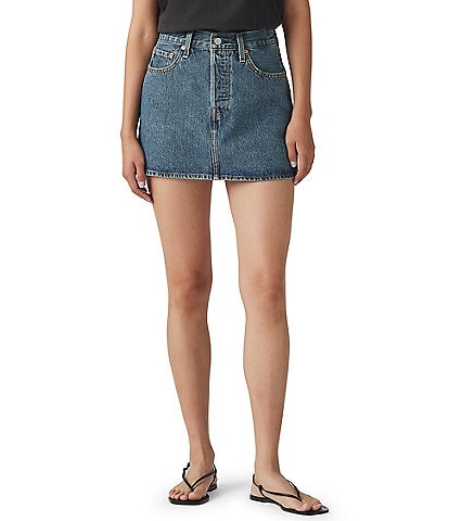 Levi's® Icon Mid Rise Easy Fit Denim Skirt