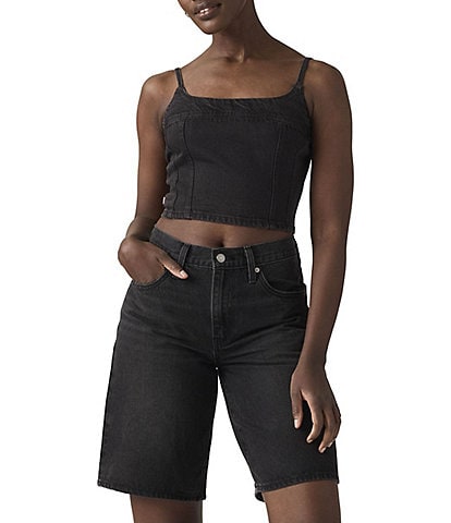 Levi's® Jadine Cropped Denim Tank Top