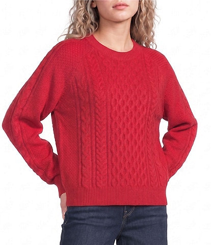 Levi's Jolie Cable Knit Crewneck Sweater