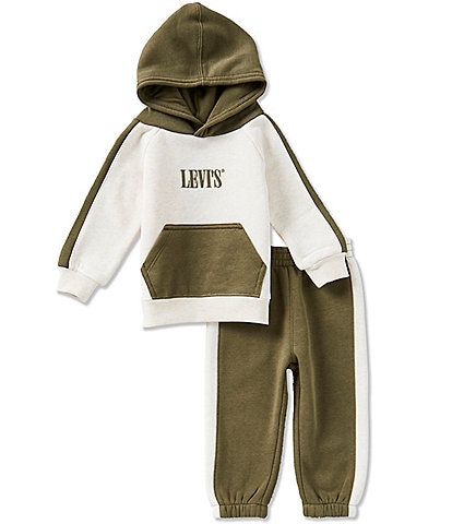 Levi's Levi's® Baby Boys Long Sleeve Color Block Hoodie & Jogger Pants Set