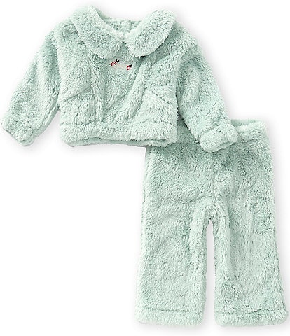 Levi's Levi's® Baby Girls Pullover Sherpa Top & Matching Pants Set
