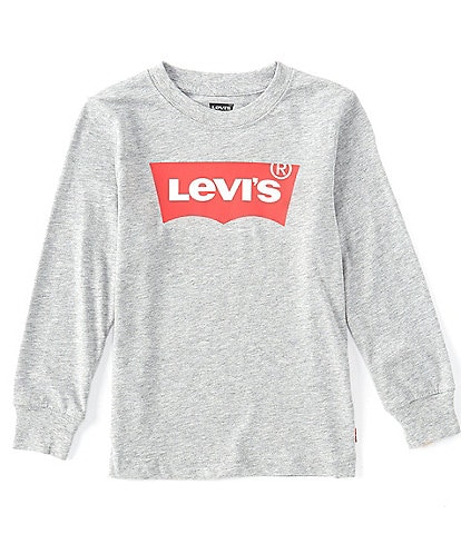 Levi's® Little Boys 2T-7 Long Sleeve Batwing Tee