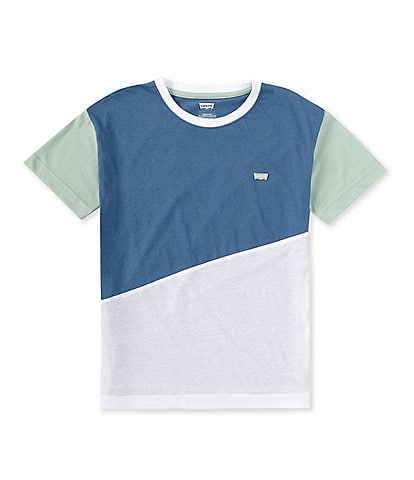Levi's® Little Boys 2T-7 Short Sleeve Colorblock Pieced T-Shirt