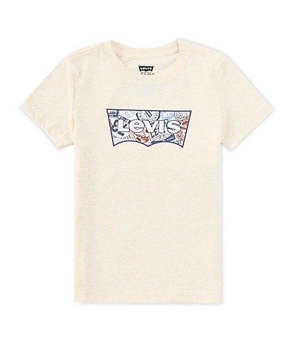 Levi's® Little Boys 2T-7 Short Sleeve Prep Quest Batwing Graphic T-Shirt