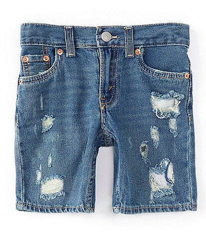 Levi's® Little Boys 2T-7X 511™ Slim Fit Distressed Denim Shorts