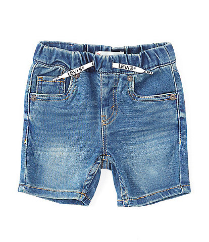 Levi's® Little Boys 2T-7X Skinny Fit Pull-On Denim Dobby Shorts