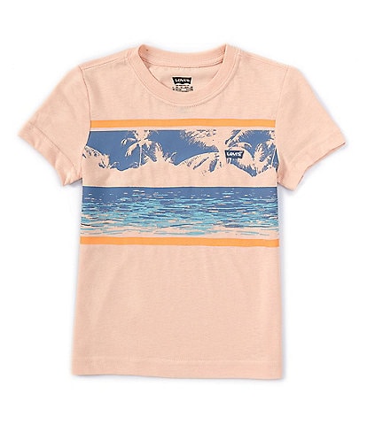 Levi's® Little Boys 4-7 Short Sleeve Seaside Palms T-Shirt
