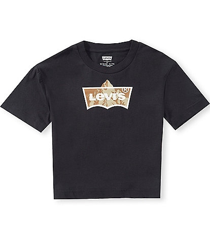 Levi's Little Boys Batwing Short Sleeve Mountain Peak Tee