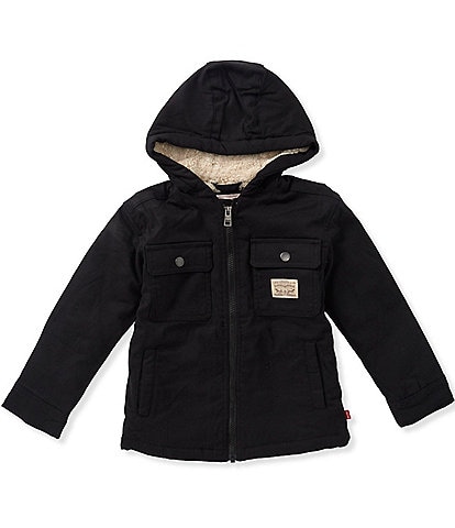 Levi's® Little Boys Hooded Sherpa Lined Jacket