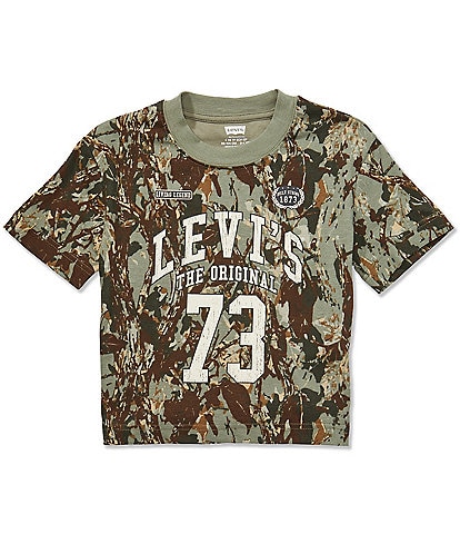 Levi's Little Boys Short Sleeve Tree Camo Tee