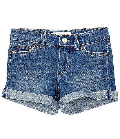 Levi's® Little Girls 2T-6X Girlfriend Shorty Denim Shorts