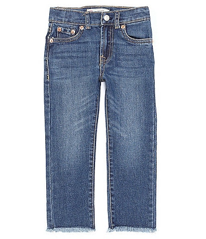 Levi's® Little Girls 4-6X High-Rise Straight-Leg Ankle Jeans