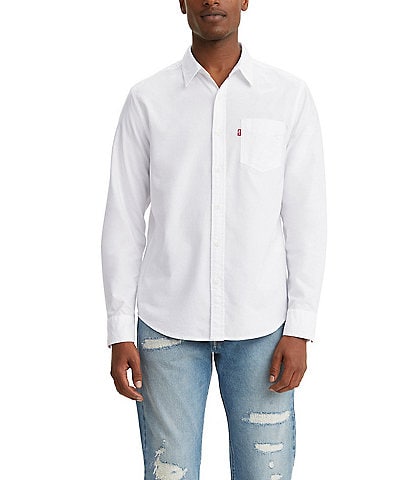Levi's® Long Sleeve Classic Standard Fit Pocket Woven Shirt