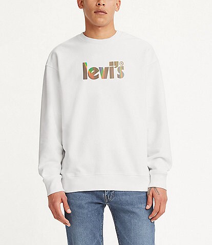 Levi's® Long-Sleeve Foil Poster Fleece Sweatshirt