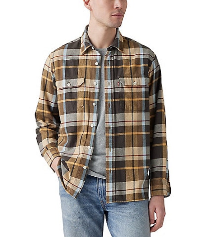 Levi's® Long Sleeve Plaid Worker Overshirt