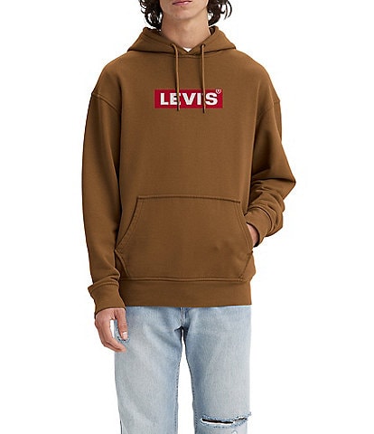 Men's Brown Graphic Hoodies