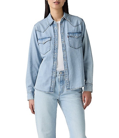 Levi's® Long Sleeve Ultimate Denim Western Shirt