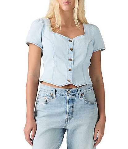 Levi's® Miette Short Sleeve Denim Shirt