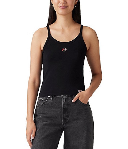 Levi's® Molly Sleeveless Floral Motif Tank Top
