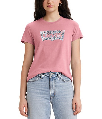 Levi's® Perfect Batwing Floral Print Logo Graphic T-Shirt
