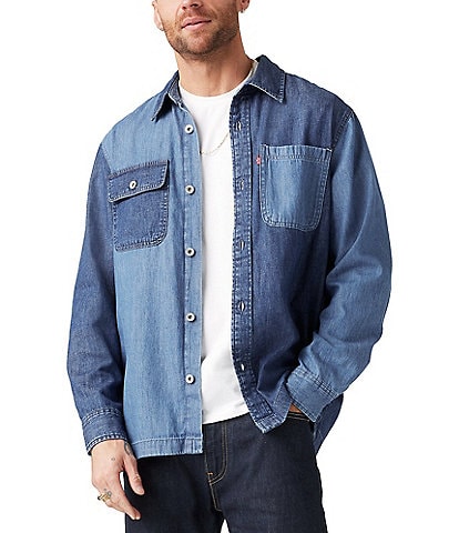 Levi's® Pieced Colorblock Long Sleeve Utility Shacket