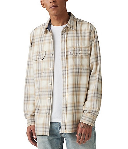 Levi's® Plaid Long Sleeve Worker Overshirt