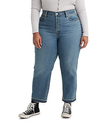 Levi's Plus Sise Wedgie High Rise Straight Leg Jeans