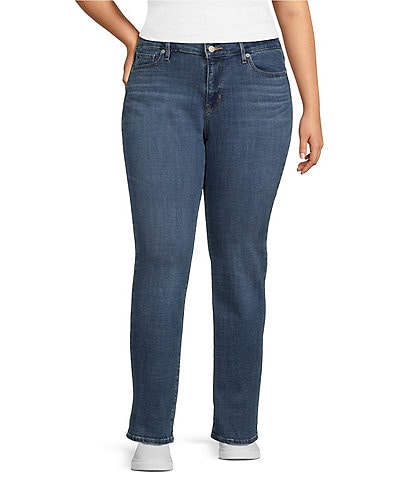 Levi's® Plus Size Classic Mid Rise Straight Leg Jeans