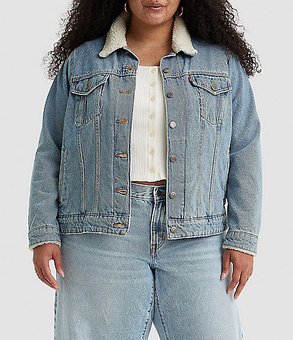 womens jean jackets Women s Plus Size Clothing Dillard s