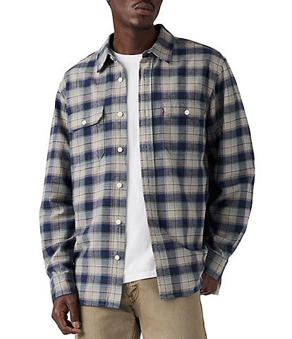 Levi's® Relaxed Fit Plaid Worker Overshirt